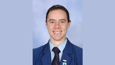 Top performing student Fletcher Schultz from O'Connor Catholic College was among about 65 students at the Armidale-based school to sit the HSC this year. Picture supplied