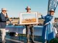 Ian Reardon's painting was auctioned for $4000 at the annual Mungindi races. All photos courtesy The Farmers Friend