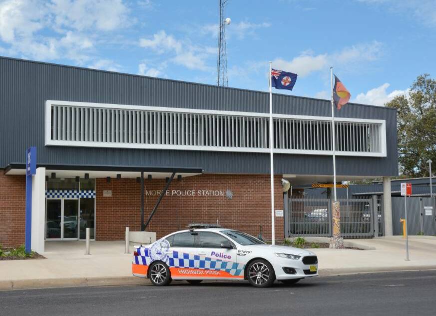 The man was charged with murder at Moree Police Station last year. File picture