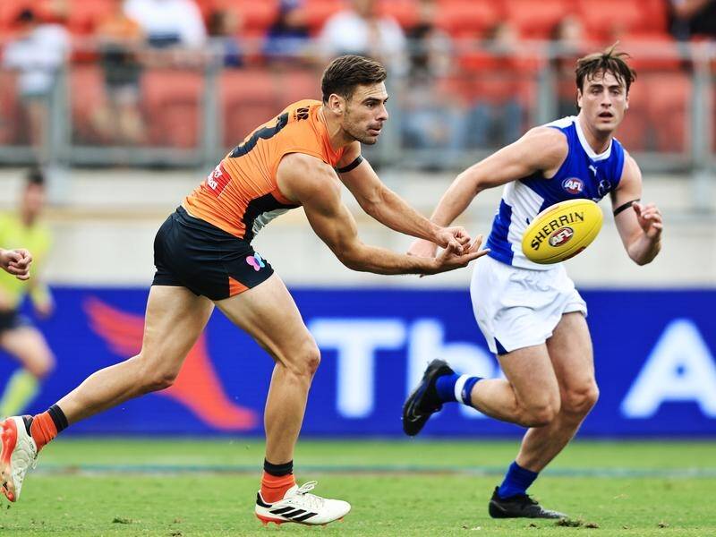 Stephen Coniglio will return for the Giants when they take on the Crows in Adelaide. (Mark Evans/AAP PHOTOS)